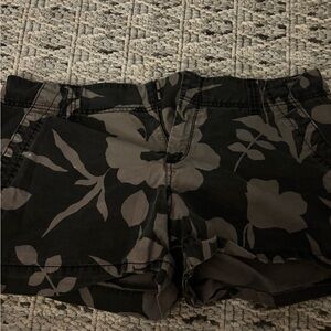 Old Navy Black and Gray Cargo Shorts